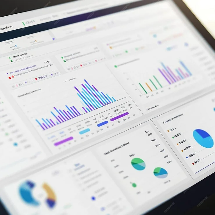Centralized ESL management dashboard displaying real-time label health monitoring and multi-store price synchronization